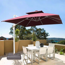 Load image into Gallery viewer, Patio Umbrella Top Cover Patio Umbrella Replacement Canopy Backyard Garden Outdoor Umbrella Top Sun Protective Water Resistant
