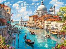 Load image into Gallery viewer, Diamond Painting Sailboat 5d Diy Full Round Diamond Art Landscape Picture Of Rhinestones Handmade Home Decor
