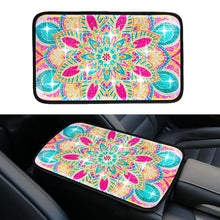 Load image into Gallery viewer, 1 DIY diamond painting set, canvas material mandala themed car pad, suitable for car interior decoration pad gifts.
