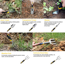 Load image into Gallery viewer, Garden Tool Hand Trowel,Rake,Cultivator,Weeder Tools With Ergonomic Handle,Garden Lawn Farmland Transplant Gardening Bonsai Tool
