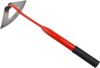 Garden Hoes Gardening Tool Hand Steel Hoe Garden Planting Hoe Portable Steel Gardening Hoe and Loosening Soil Tool Gardening