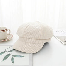 Load image into Gallery viewer, Hats for women retro Korean version of the British octagonal hat four seasons literary leisure beret cap S61
