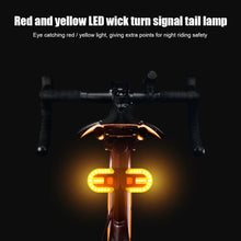 Load image into Gallery viewer, Bike Turn Signal Rear Light LED Bicycle Light USB Rechargeable Wireless Remote Control Bike Back MTB Tail Light Bike Accessories
