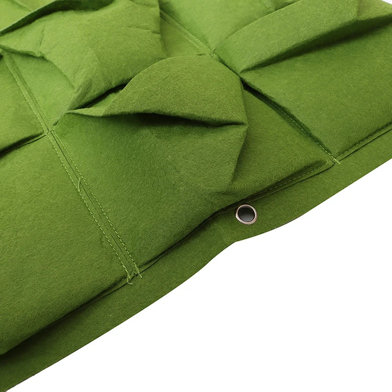 Green Vertical Hanging Garden Planter Flower Pots Bag Wall Mount Hanging