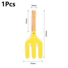 Load image into Gallery viewer, 1/3/5/6Pcs Kids Gardening Tool Set Children Spoon Shovel Rake Trowel Fork Digging Toys Portable Safe Beach Sand Playing Tools
