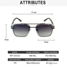 Load image into Gallery viewer, New Sunglasses For Men Luxury Fashion Glasses Sunscreen  Square Sunglasses Women Trendy Vintage Gafas De Sol Hombre Zonnebril Su
