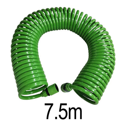 7.5/20m Home Garden Watering Hose Garden Hose Courtyard Water Hose Pipe For Household Flower Plant Outdoor Watering Device Green