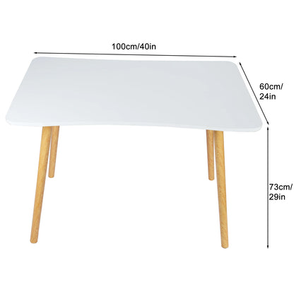 Stand Up Desk Workstation Whole-Piece Desktop Ergonomic Standing Computer Desk Home Office Study Desk Wood Spacious For Student