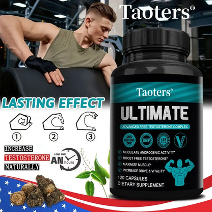 NATURAL ENERGY AND ENDURANCE BOOSTER - Increase strength and vitality, power and endurance Muscle building supplement.