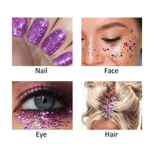 Load image into Gallery viewer, Nail Art Glitter Flakes Cherry Shape Sparkling Manicure Decoration Sequins for Nail Shop Pink 50g
