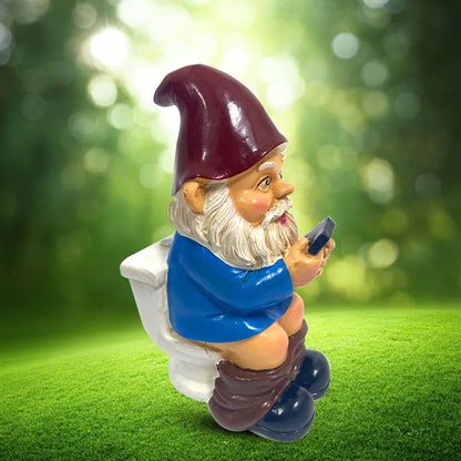 Garden Dwarf Gnomes Miniature Ornaments Garden NaughtyGnome Figurines Decoration Handicraft Courtyard Resin Statues Decoration