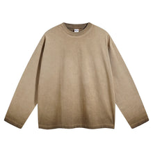 Load image into Gallery viewer, Long-sleeved t-shirt with bottom color
