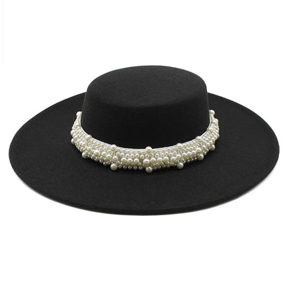 Bowler hat Women's cap hats for men fedoras fashion 2023 fedoras felt panama chapel beach elegant Wedding picture hat fascinator