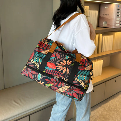 Sports Gym Bag Travel Portable Handbags For Women Outdoor Swimming Fitness Shoulder Crossbody Bag Weekender Duffel Yoga Bag