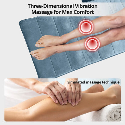 Massager Chair Pad Electric Heating Vibrating Cervical Neck Back Body Cushion Massag for Car Home Lumbar Mattress Pain Relief