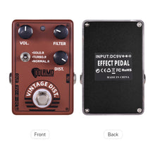 Load image into Gallery viewer, Dolamo D-11 Vintage Distortion Guitar Effect Pedal with Volume Filter and Distortion Controls True Bypass Design for Electric
