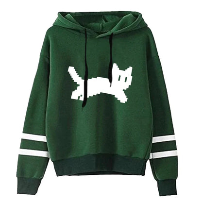 Woman Clothing Hot Sale Daily Womens Sweatshirts Fashion Pullovers Versatile Hoodies Stripe Jogging Casual Printing Sports Style