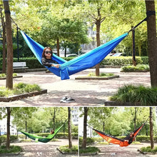 Load image into Gallery viewer, Camping Hammock Lightweight Hammock Portable Hammocks for Indoor Outdoor Hiking Camping Backpacking Travel Backyard Beach

