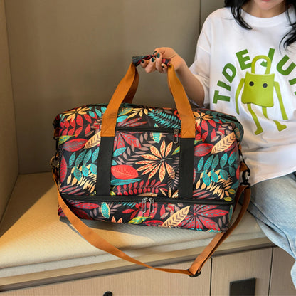 Sports Gym Bag Travel Portable Handbags For Women Outdoor Swimming Fitness Shoulder Crossbody Bag Weekender Duffel Yoga Bag