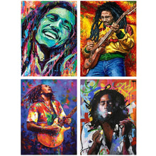 Load image into Gallery viewer, Singer Bob Marley Diamond Painting 5D DIY Full Square Round Drill Diamond Mosaic Embroidery Rhinestones Picture Home Decor
