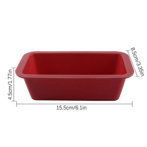 1Pc Mini Toast Silicone Mold Rectangular Cake Pan Cheese Cake Mold Bake Mold Bread Baking Tray