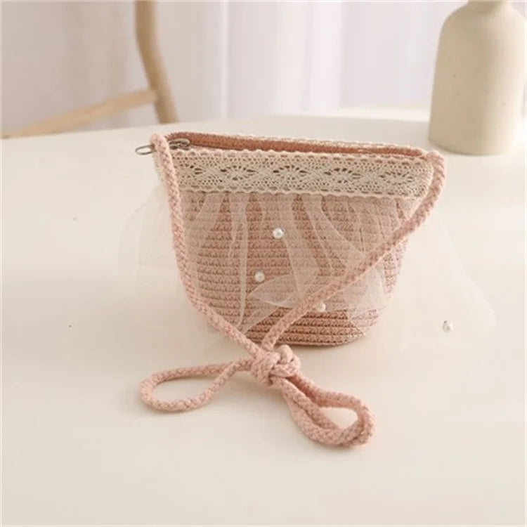Children Sunscreen Sun Hat Kids Girls Summer Fashion Straw Hat And Bag For Girls Cool Hat Girl Cute Breathable Baby Accessories