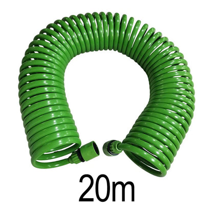 7.5/20m Home Garden Watering Hose Garden Hose Courtyard Water Hose Pipe For Household Flower Plant Outdoor Watering Device Green
