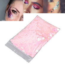 Load image into Gallery viewer, Nail Art Glitter Flakes Cherry Shape Sparkling Manicure Decoration Sequins for Nail Shop Pink 50g
