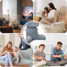 Load image into Gallery viewer, Headboard Pillow Triangle Cushion Reading Large Bolster Backrest Positioning Support body wedge sleeping pillow for Bed Headboar
