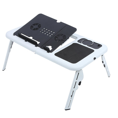Laptop Notebook PC Folding Portable Car Bed Sofa Desk Stand Table Tray Cool Fan