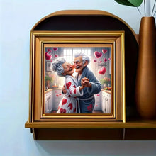 Load image into Gallery viewer, A romantic dance diamond painting set, DIY adult full diamond home decoration painting set, adult, frameless art crafts
