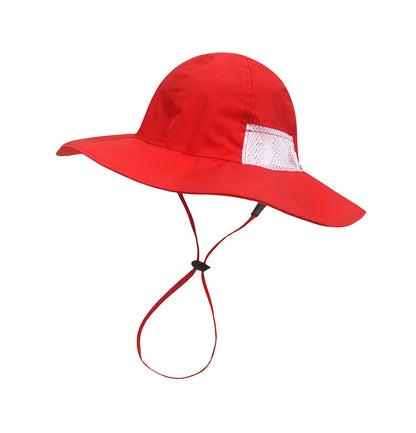 Kids Adjustable Sun Protection Breathable Daily Leisure Bucket Hat Summer Wide Brim sun hat For Fishing, Hiking, Mountaineering