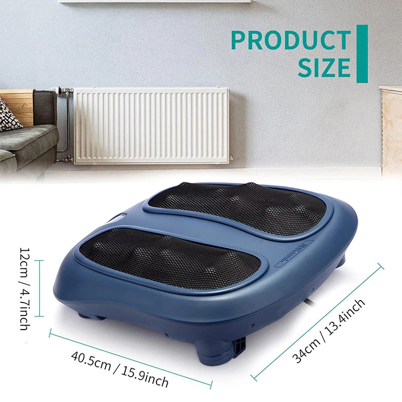 Nekteck Electric Foot Massager Heating Therapy Hot Compress Shiatsu Kneading Roller Muscle Relax Pain Relief Foot Spa Machine