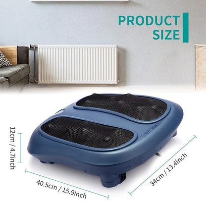 Nekteck Electric Foot Massager Heating Therapy Hot Compress Shiatsu Kneading Roller Muscle Relax Pain Relief Foot Spa Machine