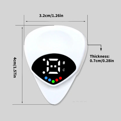 Guitar Picks With Built In Tunner Real Time Monitoring Best Choice For Acoustic And Electric Instrument Players