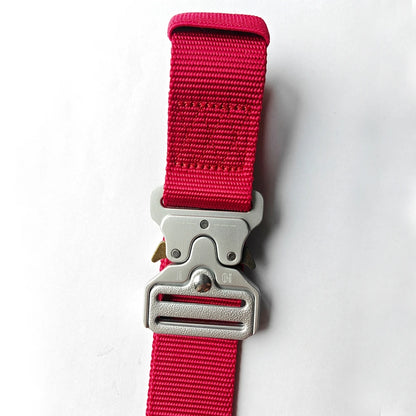 Belts For Men Tactical Belt Metal Silver Buckle Nylon Waist Strap Girdle Heavy Duty Training Hunting Mens Belts