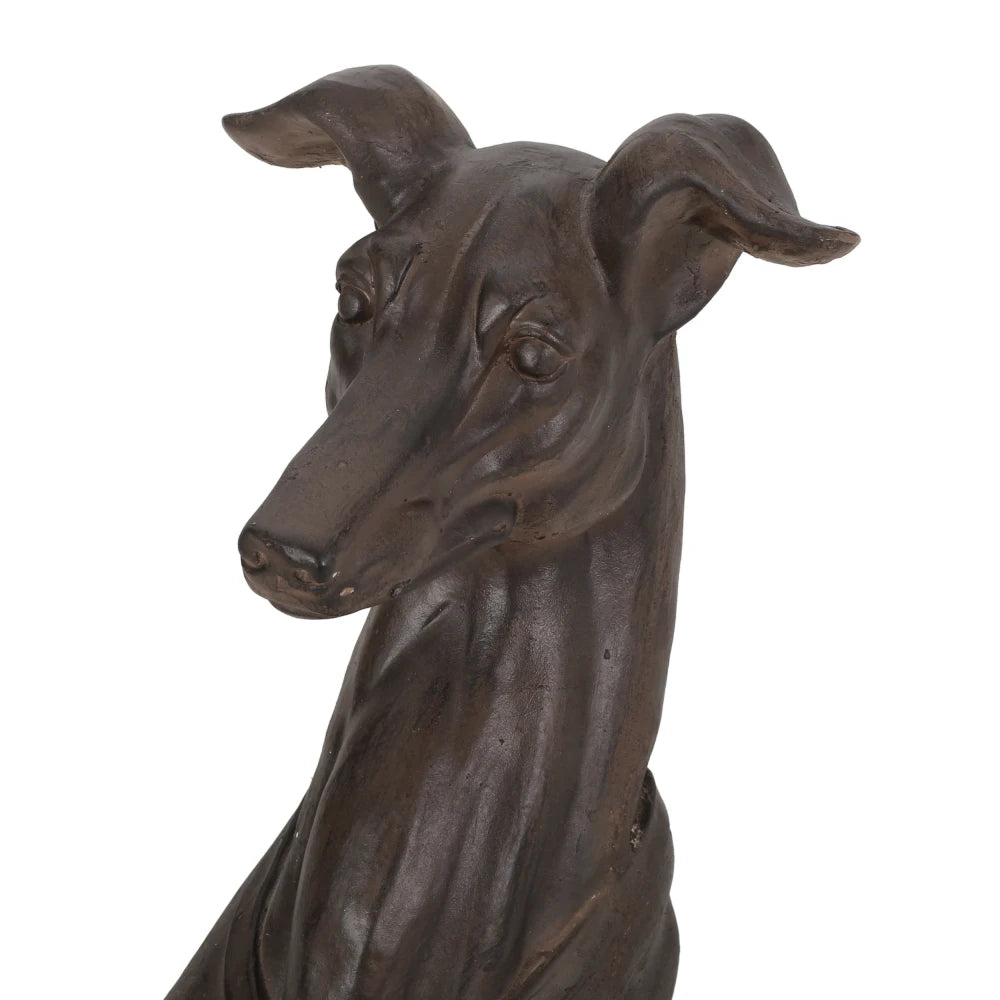 GREY HOUND DOG STATUE Used for Gardens Landscaping Terraces and Lawns Creating A Peaceful Oasis in Outdoor Living Spaces
