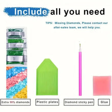 Load image into Gallery viewer, new arrival! Hot selling 5DIY Diamond Painting Set, Circular Diamond Mosaic Wall Craft Package, Home Wall Decoration Accessories

