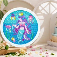 Load image into Gallery viewer, Cartoon Diamond Painting Kits Animals with Wooden Frame Kits for Kids DIY handmade Dinosaur Creative Point Diamond Paint
