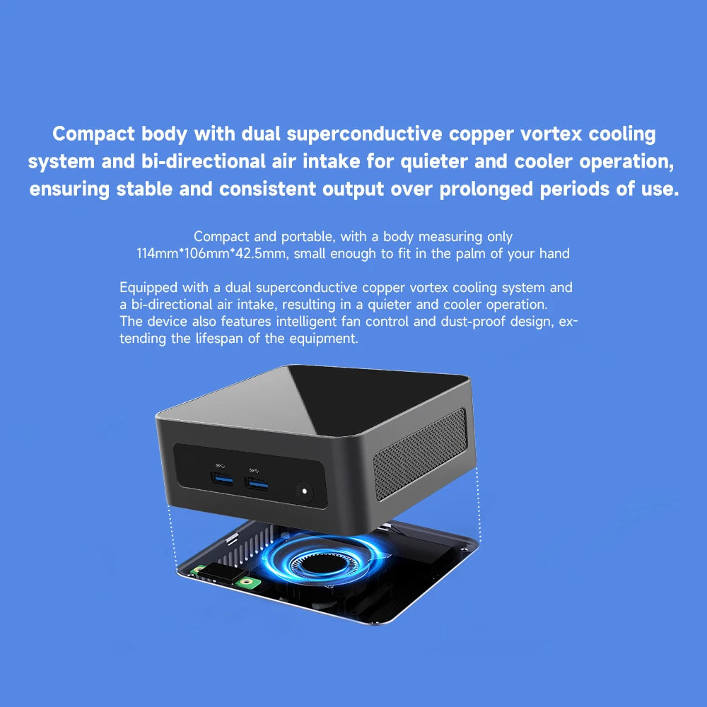 MLLSE G5 Mini PC intel i5-1340P Windows 11 Pro Intel 12th DDR4 16GB RAM 512GB SSD WiFi 6 BT5.2 Desktop Gaming Computer Mini Pc