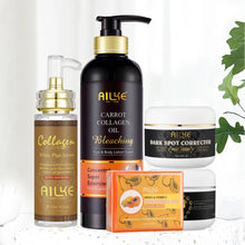 Load image into Gallery viewer, AILKE Collagen 5 in 1 Skin Care Kit, Restore Skin Elasticity, Smooth Skin, Brighten, Even Skin Tone, For Face And Body Use Set
