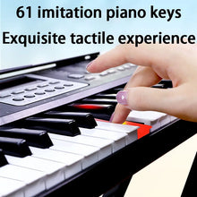 Load image into Gallery viewer, 61 Keys Electronic Piano Professional Adult Children Beginner Keyboard Instrument Portable Electronic Organ Musical Synthesizer
