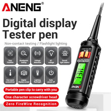 Load image into Gallery viewer, AC 12V-300V Non-Contact Voltage Detector Digital NCV Voltage Tester Smart Induction Test Pen Wire Breakpoint Finder Live Wire Te

