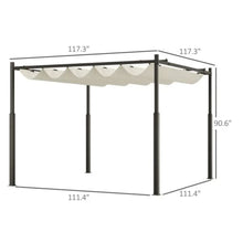 Load image into Gallery viewer, Retractable Pergola Canopy
