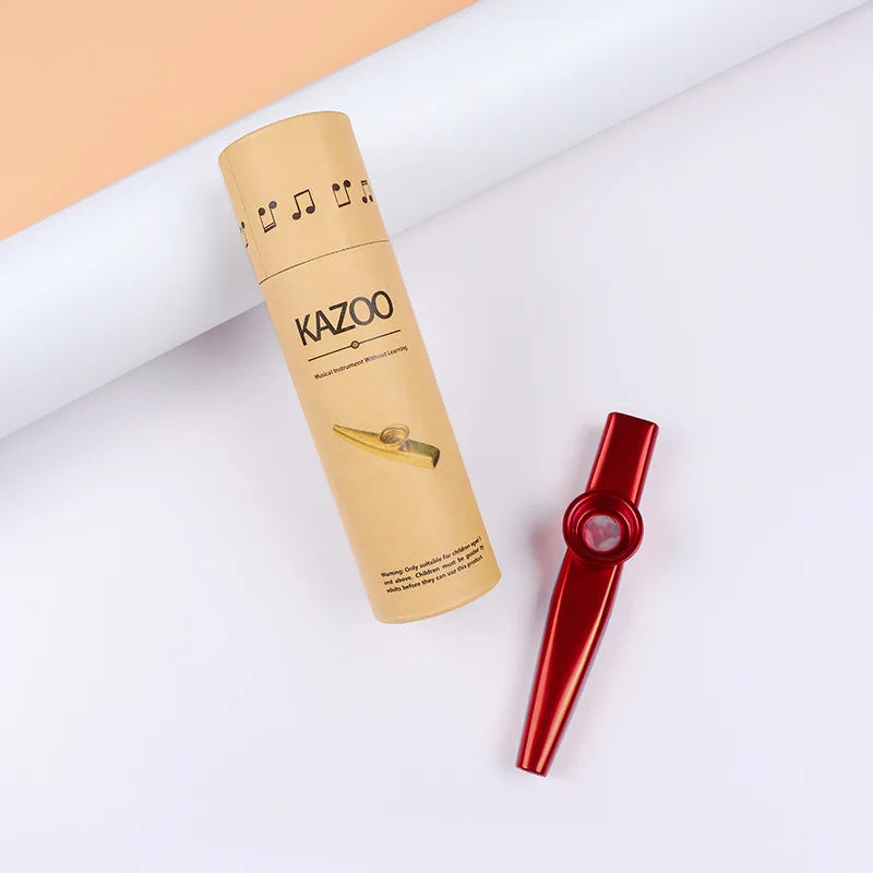 Lightweight Kazoo Aluminum Alloy Metal Fun Instrument Easy To Use for Music Lovers Professional Music Instrument Clarinete