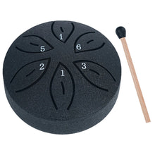 Load image into Gallery viewer, 6/3 Inch 11/6 Notes Mini Handpan Drum Finger Picks Percussion Instruments Sound Healing Steel Tongue Drum for Meditation Yoga
