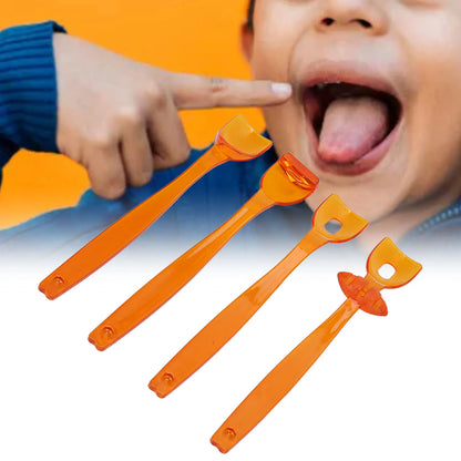 4pcs Tongue Muscle Trainer Portable Oral Lips Muscle Exerciser Recovery Tongue Training Tool for Dysarthria Muscle Training