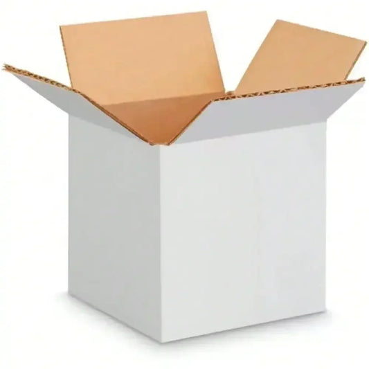200 4x4x4 White Cardboard Paper Boxes Mailing Packing Shipping Box Corrugated...