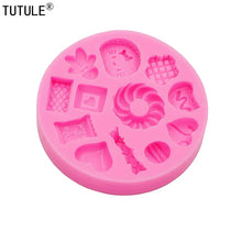 Load image into Gallery viewer, GJ-960 Candy Mold, Silicone Chocolate Mold, Small Square Candy Molds, Silicone Candy Moulds,Polymer Clay Molds,Biscuit Mould
