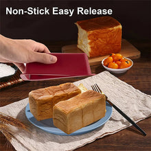 Load image into Gallery viewer, 1Pc Mini Toast Silicone Mold Rectangular Cake Pan Cheese Cake Mold Bake Mold Bread Baking Tray
